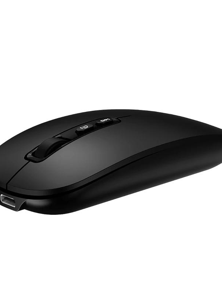 Coolbox Ratón W02-IA Inalámbrico RF+BT Negro 2