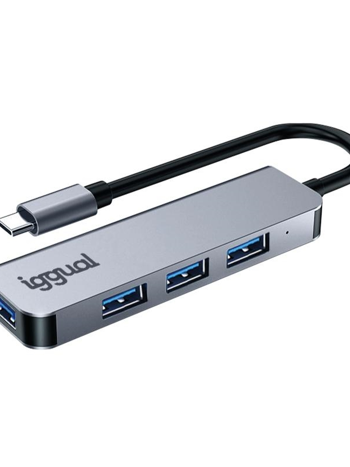 iggual Hub USB 3.0 tipo C x 4 puertos USB-A 3.0 1