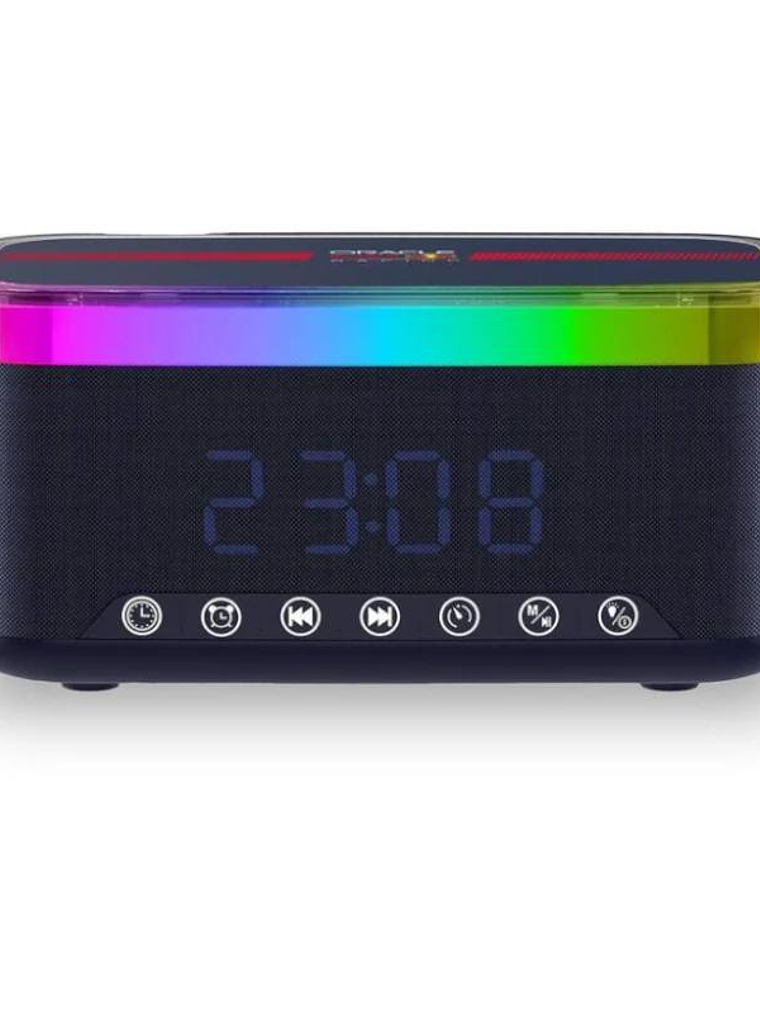 Red Bull Altavoz Radio Despertador Cargador 12W 2