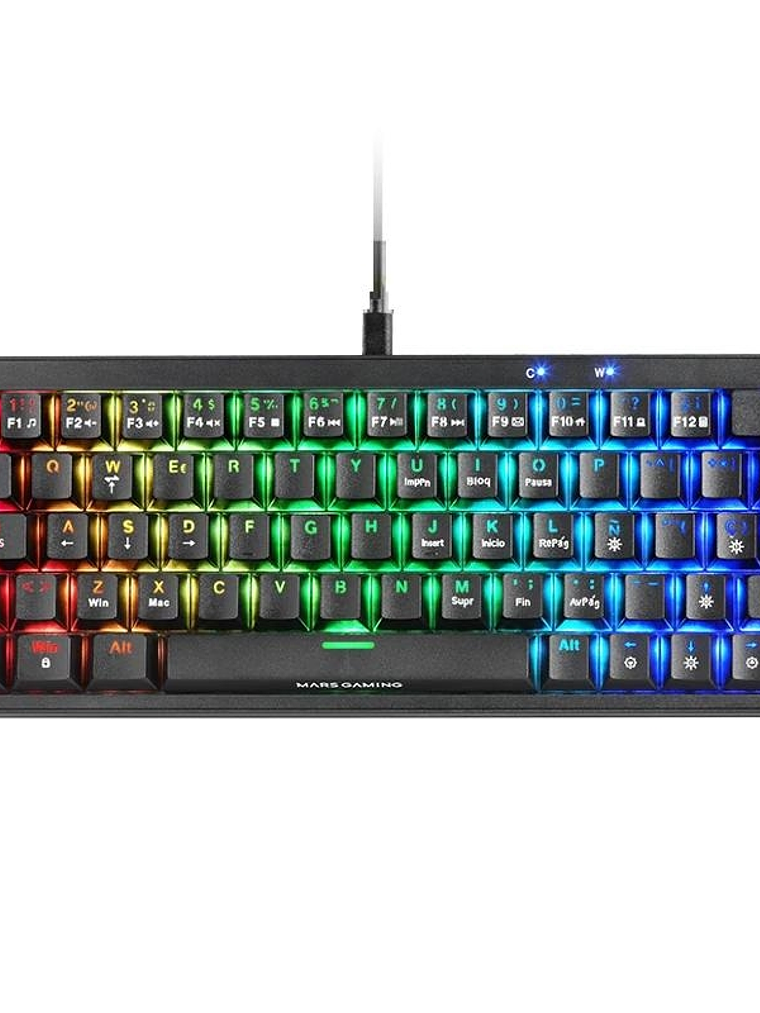Mars Gaming Teclado MKMINIPRO Mecánico RGB Negro 1