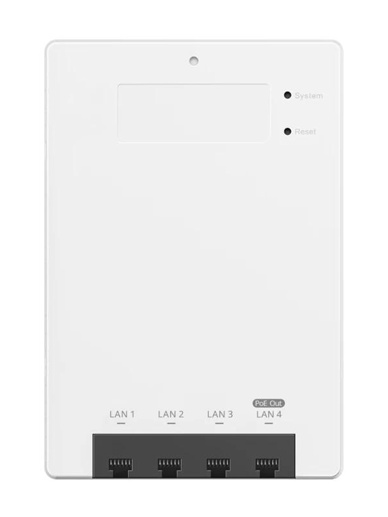 Reyee RG-RAP62-Wall AP AX3000 WiFi6 MIMO 2x2 4xGbE 3