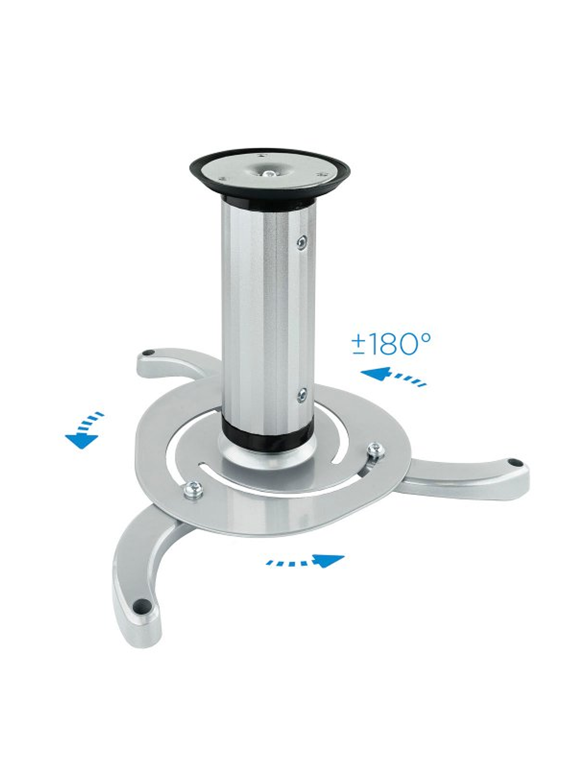 Tooq PJ1010TN-S Soporte Proyector Techo Plata 4