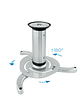 Tooq PJ1010TN-S Soporte Proyector Techo Plata - Miniatura 4