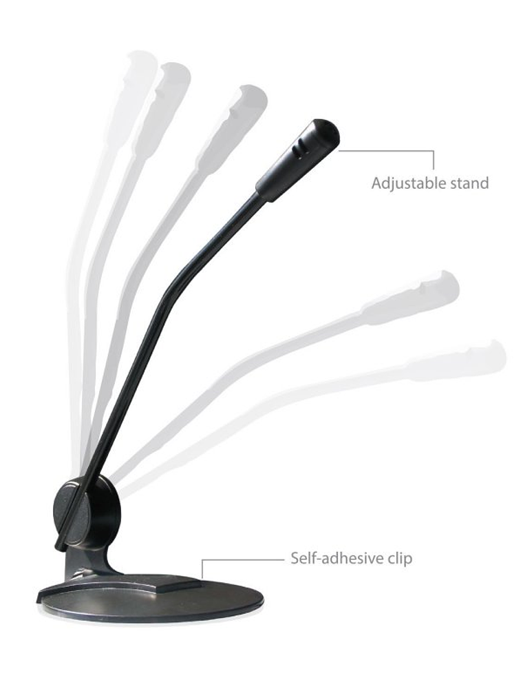 Ewent EW3550 Micrófono Multimedia Negro 2