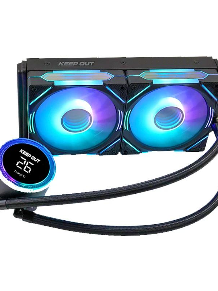 Keep Out Refriger. Liquida XWC-240 PRO 240mm Black 2