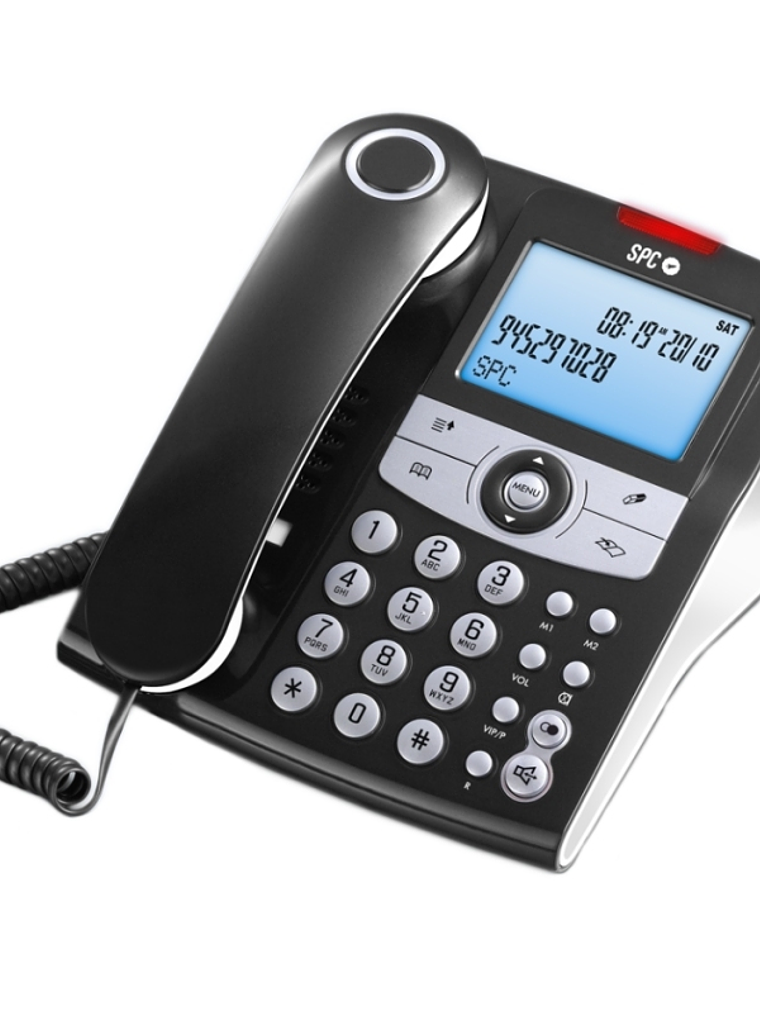 SPC 3804N Telefono ELEGANCE ID 70M ML ID LCD Negro 1
