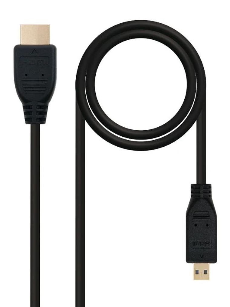 Nanocable Cable Micro HDMI V1.4  A/M 1,8 M 1