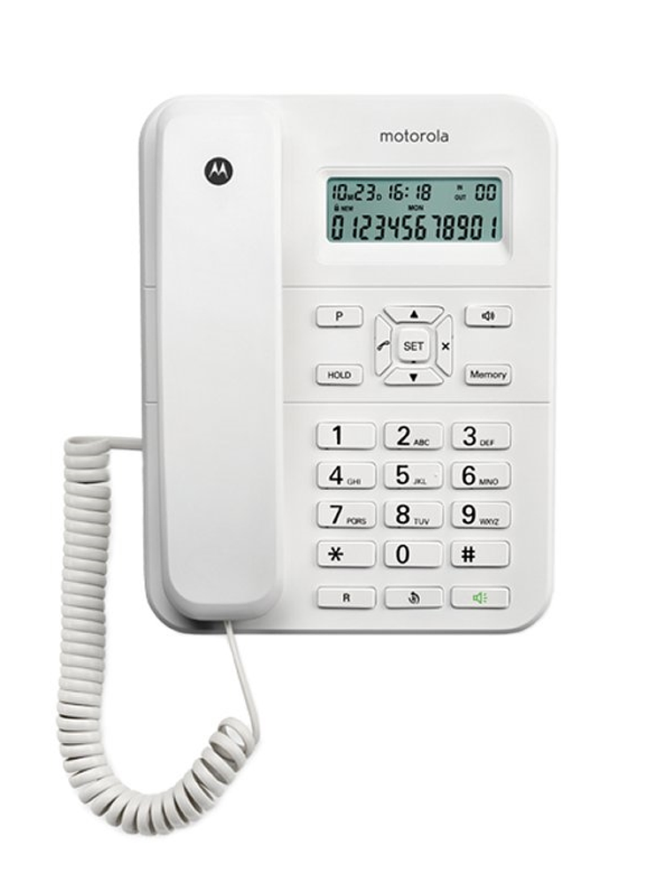 MOTOROLA CT202 Telefono ML ID LCD Blanco 1