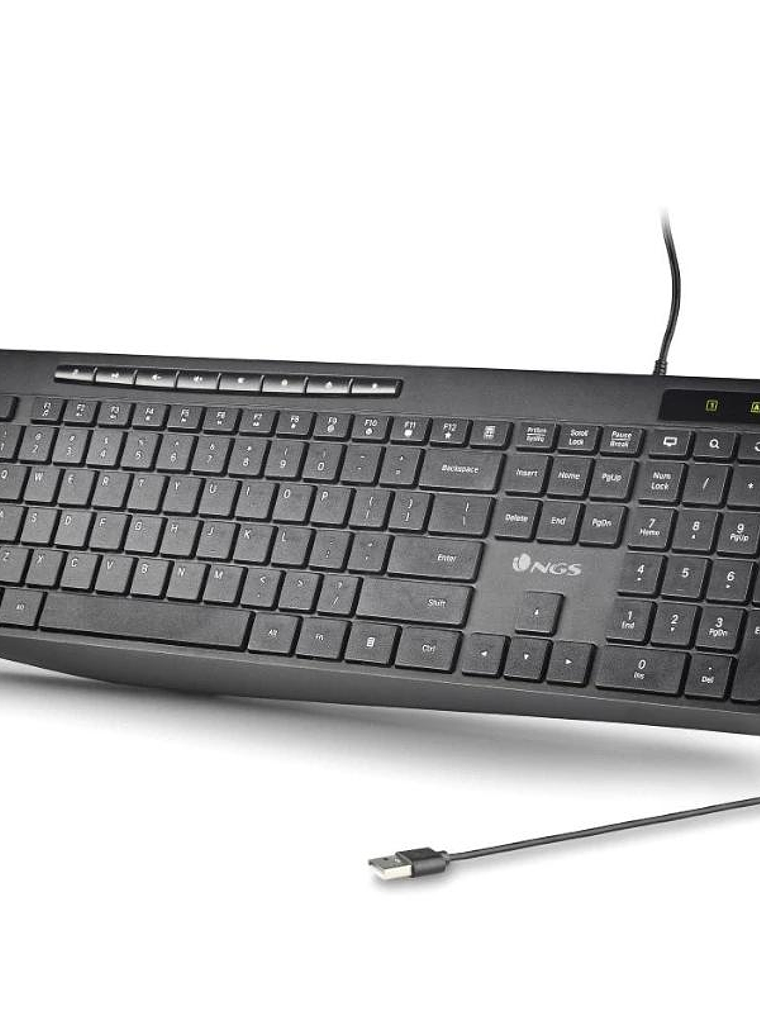 NGS Teclado USB SPECTRA Ultra Slim Silen. USB-A 1