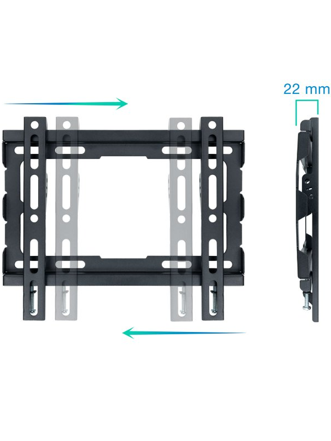 Tooq Soporte pared LP1043F-B pantallas 23