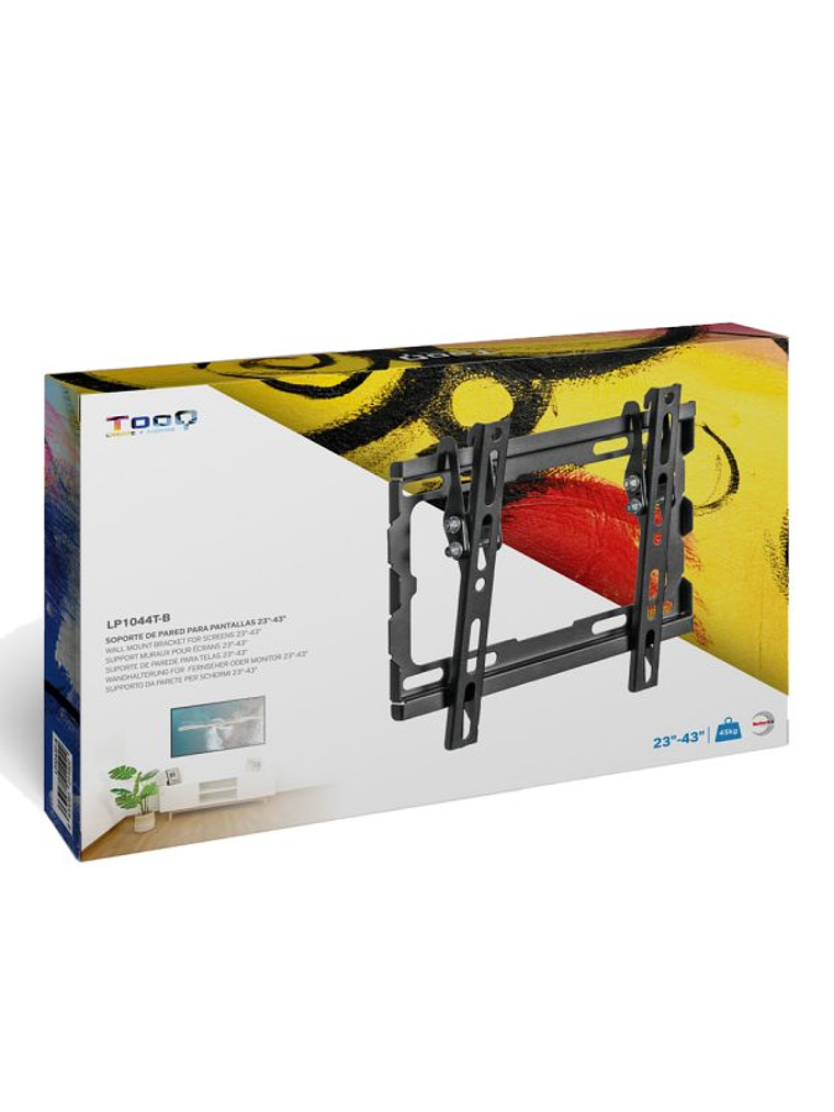 Tooq Soporte pared LP1044T-B incl pantallas 23-43