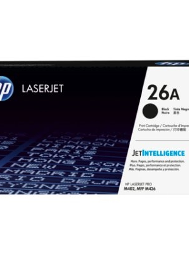 HP Tóner 26A Negro 1