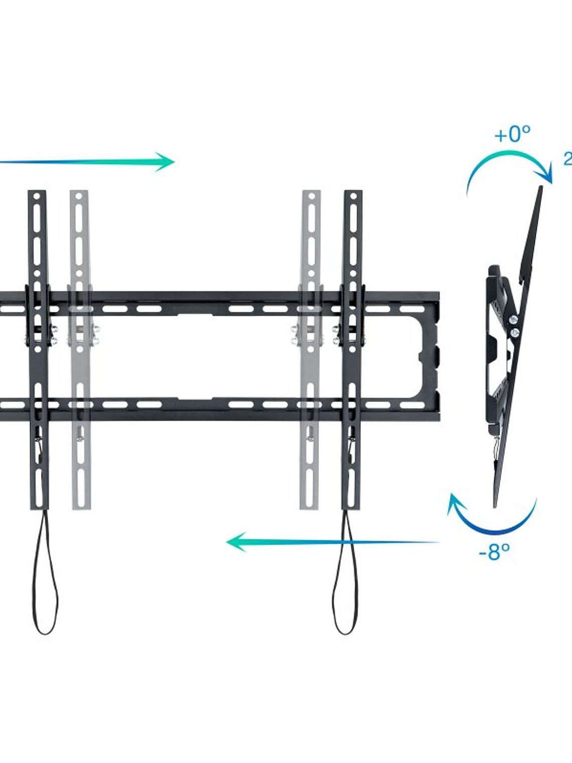 Tooq Soporte pared LP1081T-B incl pantallas 37-80