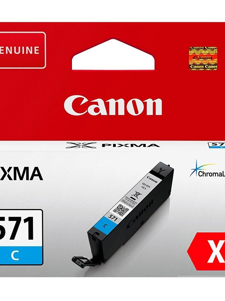Canon Cartucho CLI-571CY XL Cian 1