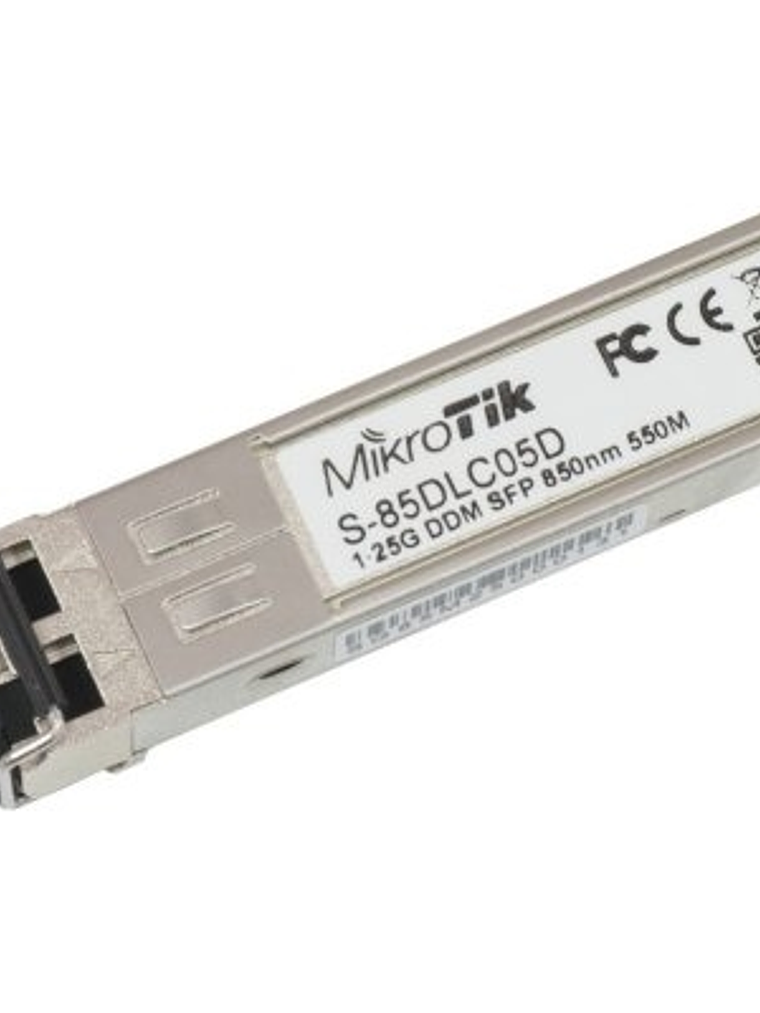 MikroTik S-85DLC05D Modulo SFP Multi Modo 550m 1
