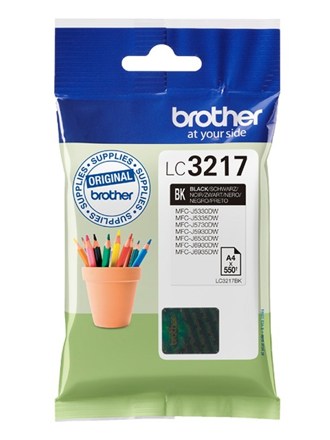 Brother Cartucho LC3217BK Negro 1
