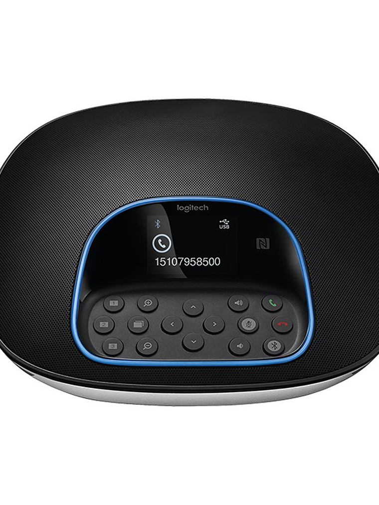 Logitech Equipo videoconf Full HD 4Mic+altavoz 4