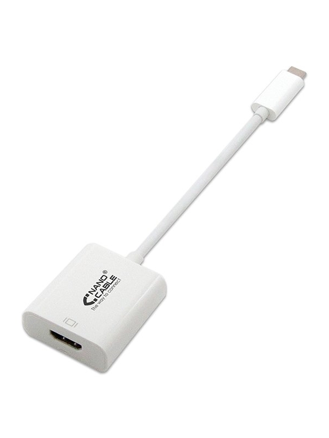Nanocable Conversor USB-C A HDMI 4K, 15 cm 1
