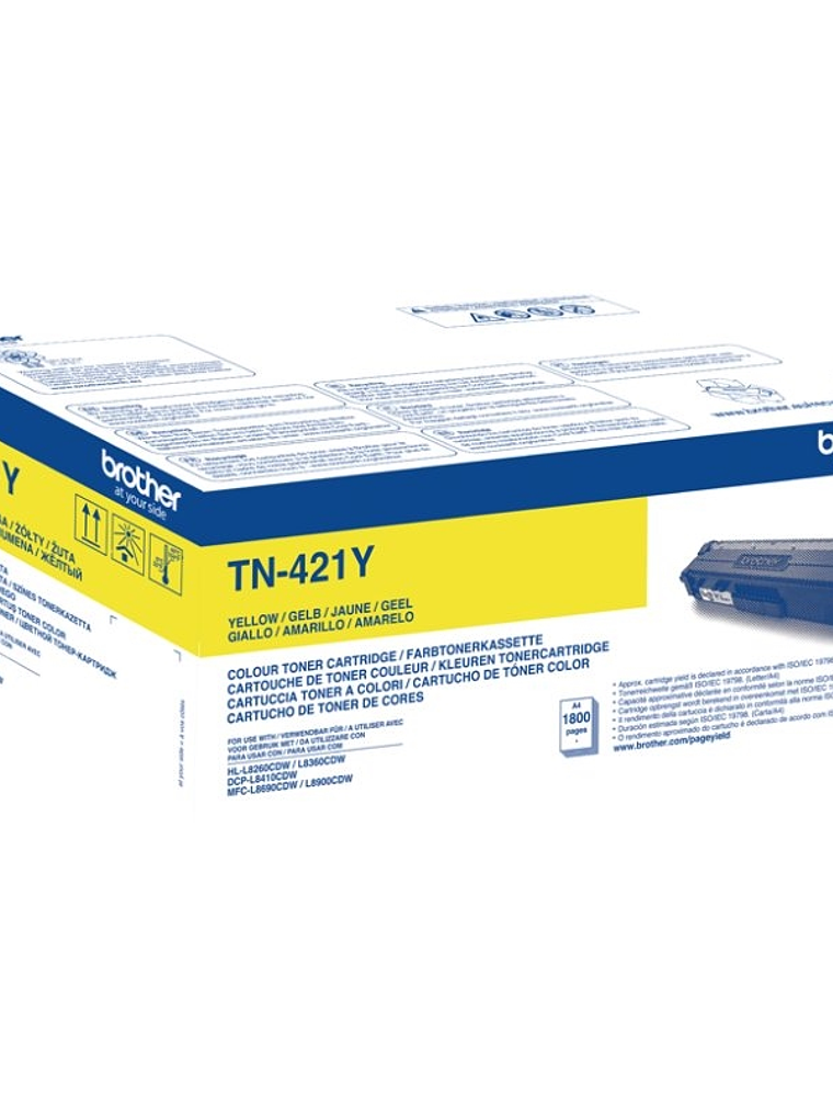 Brother Tóner TN421Y Amarillo 1