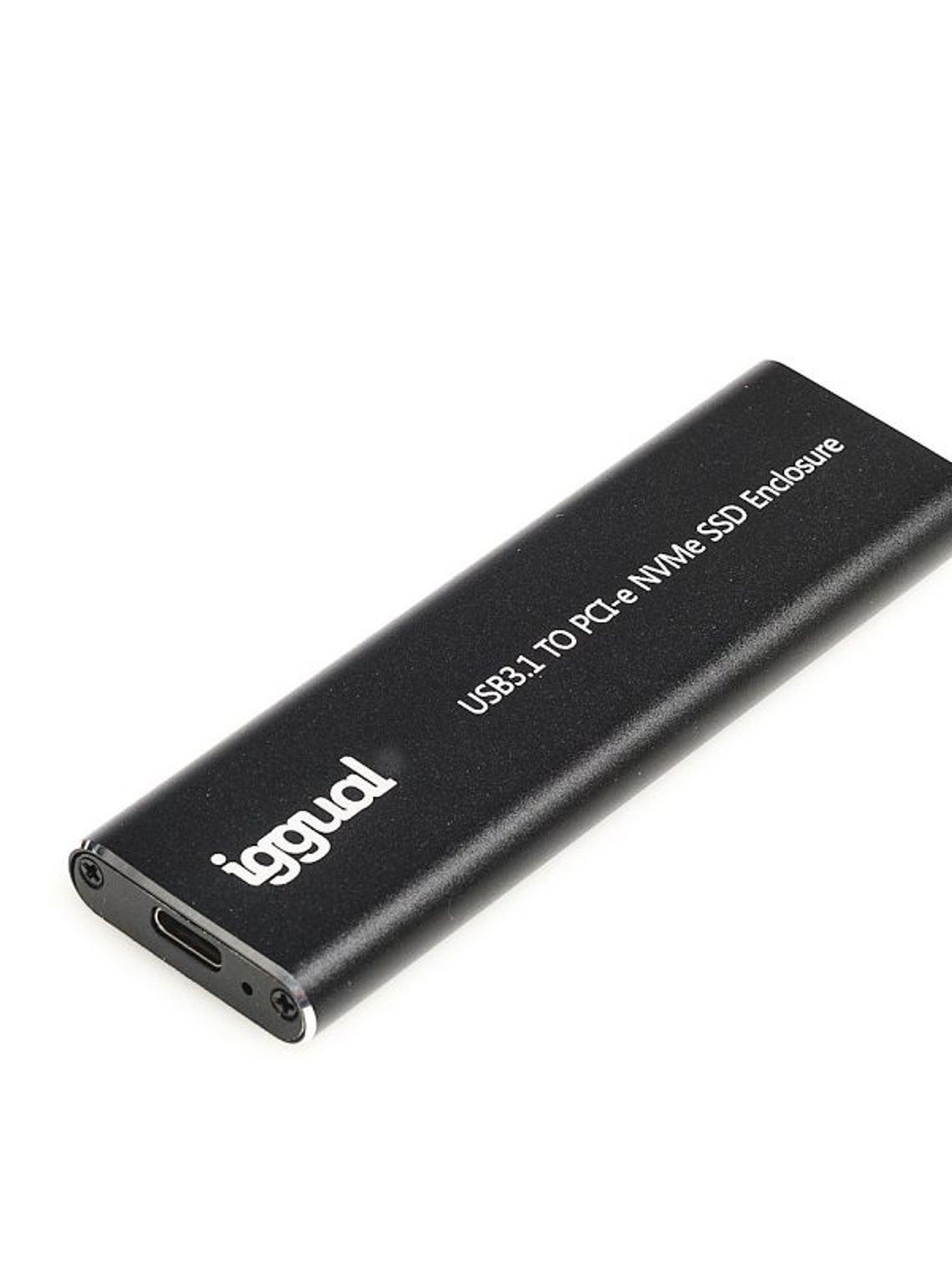 iggual Caja externa USB-C 3.1 SSD M.2 NVMe y SATA 2