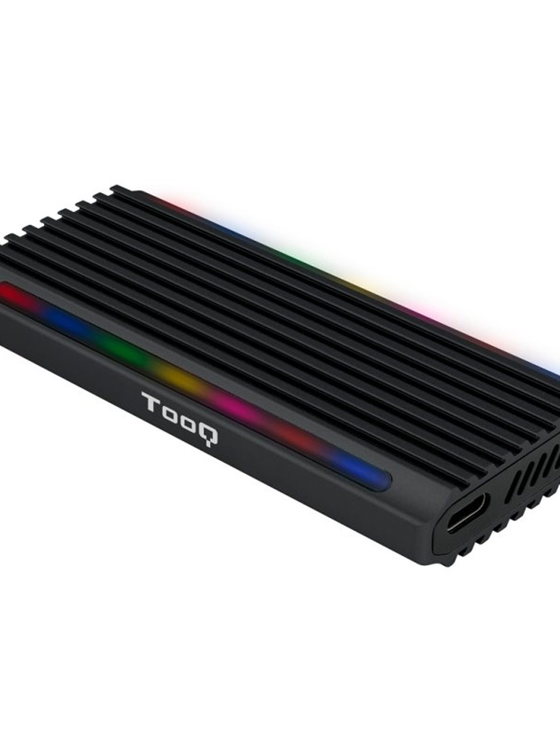 Tooq Caja Externa SSD M.2 NGFF/NVMe USB-C Negro 1