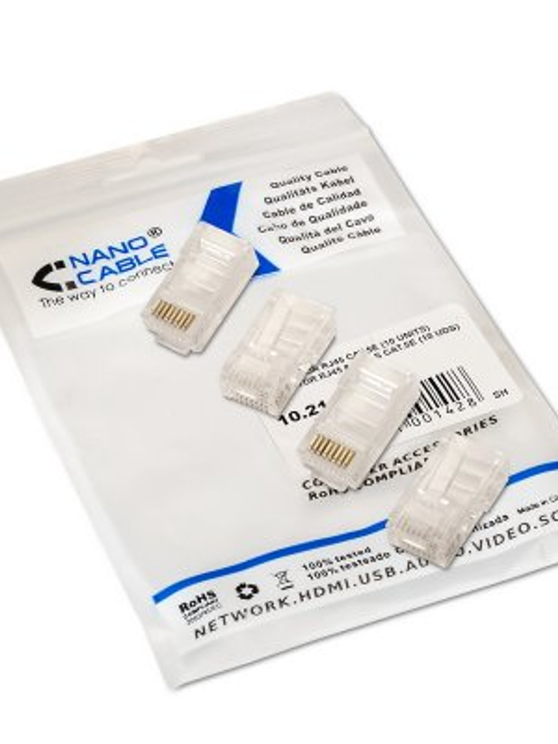 Nanocable Conector RJ45 Categoria 5 UTP 100 Und. 3