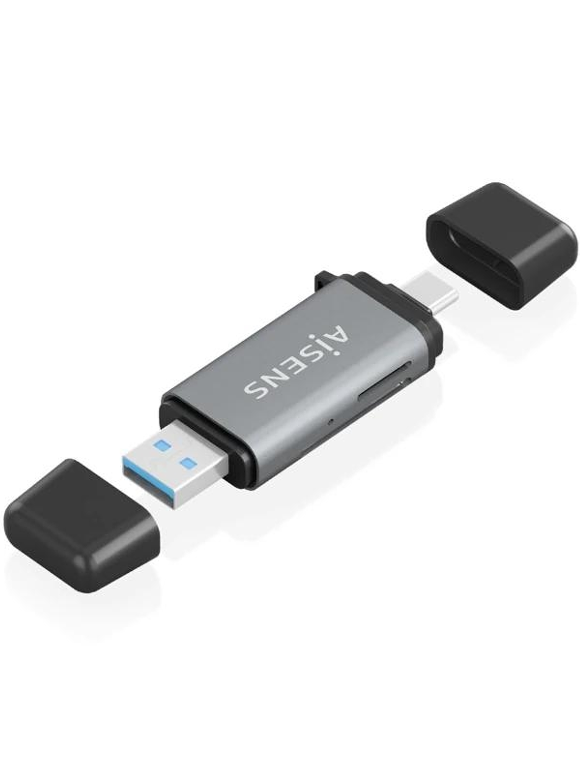 Aisens Lector Tar SD MSD MMC RS-MMC MMCM USBA USBC 1