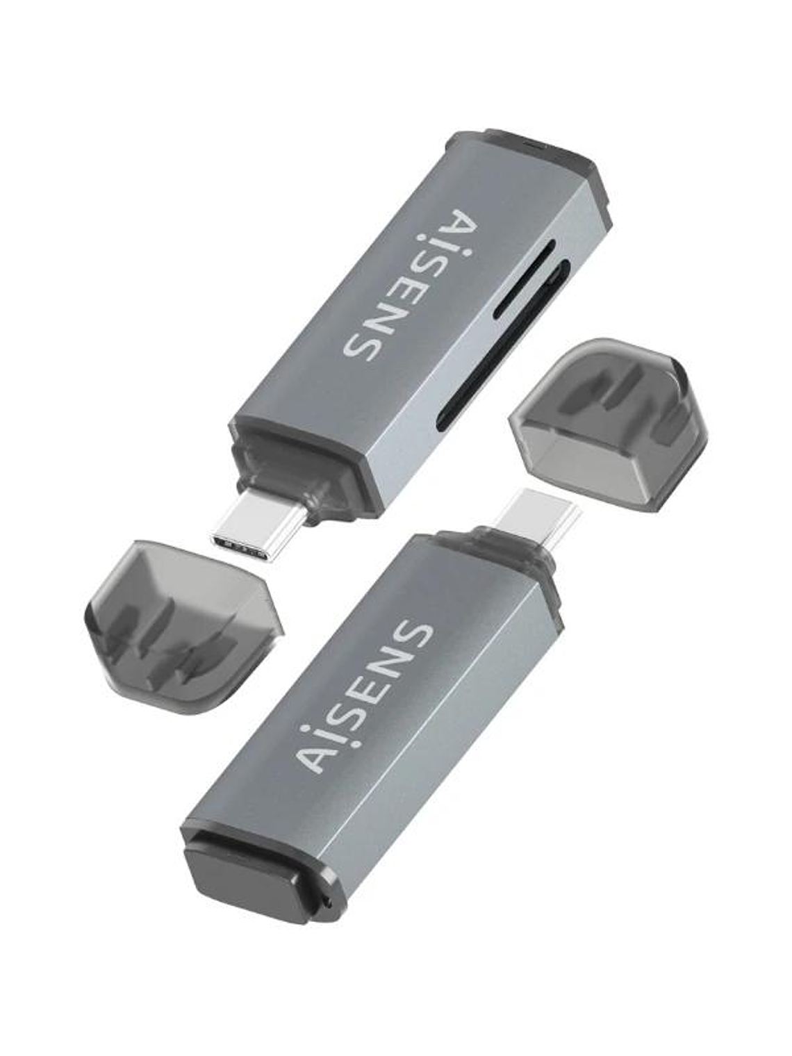 Aisens Lector Tarjetas SD MSD MMC RS-MMC MMCM USBC 3