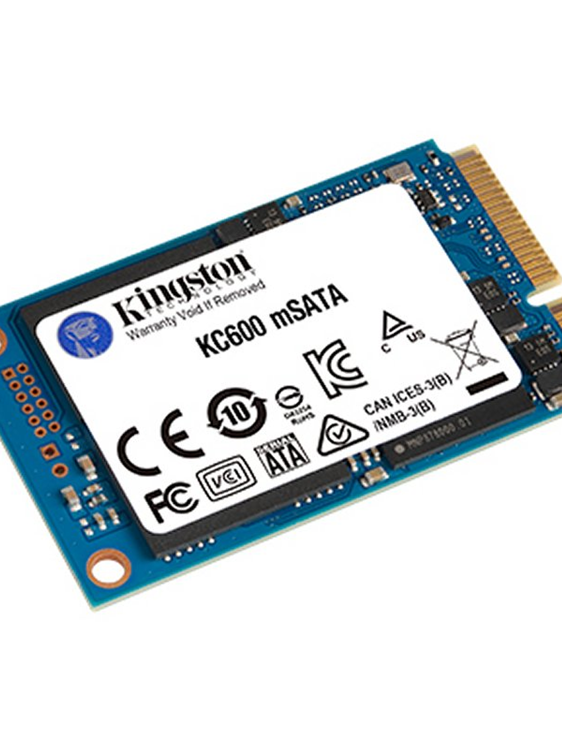 Kingston SKC600MS/512G SSD 512GB TLC 3D mSATA 2