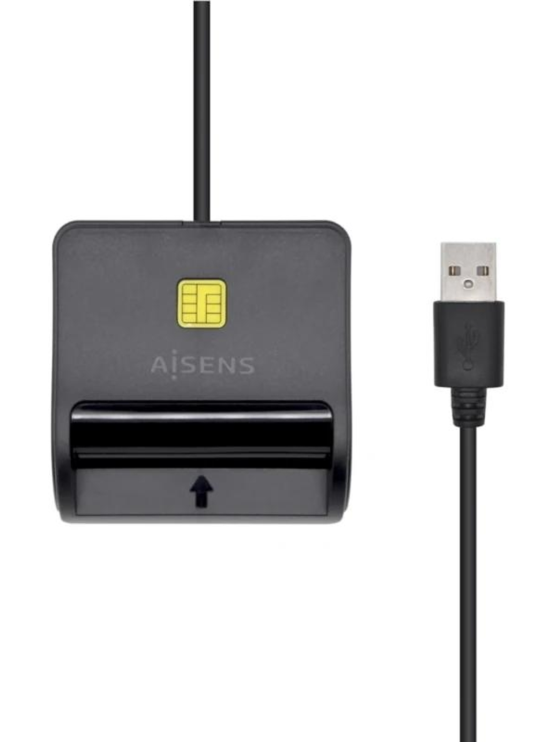 Aisens Lector Tarjetas Inteligente DNI Negro 1