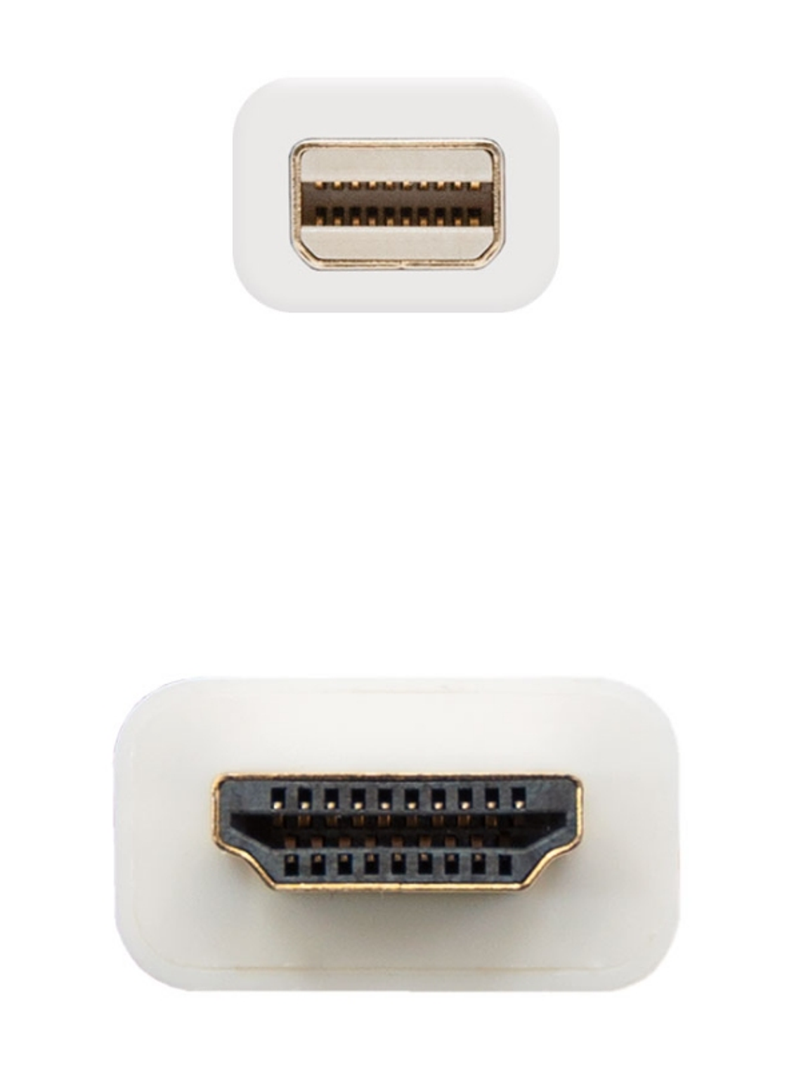 Nanocable Cable Conversor Mini DP/ HDMI 2 M Blanco 2