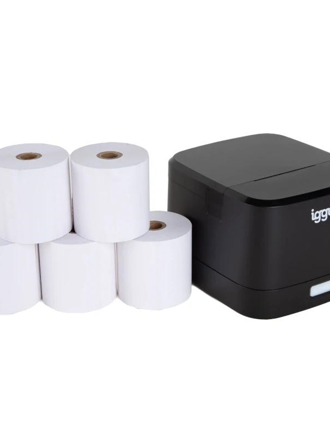 iggual Kit impresora térmica TP EASY 58 + 5 rollos 1