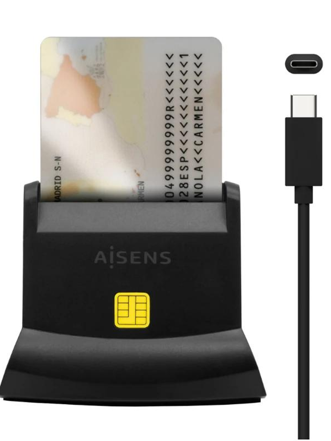 Aisens Lector DNI SIM SD MSD MMC RS-MMC MMC MUSBC 2