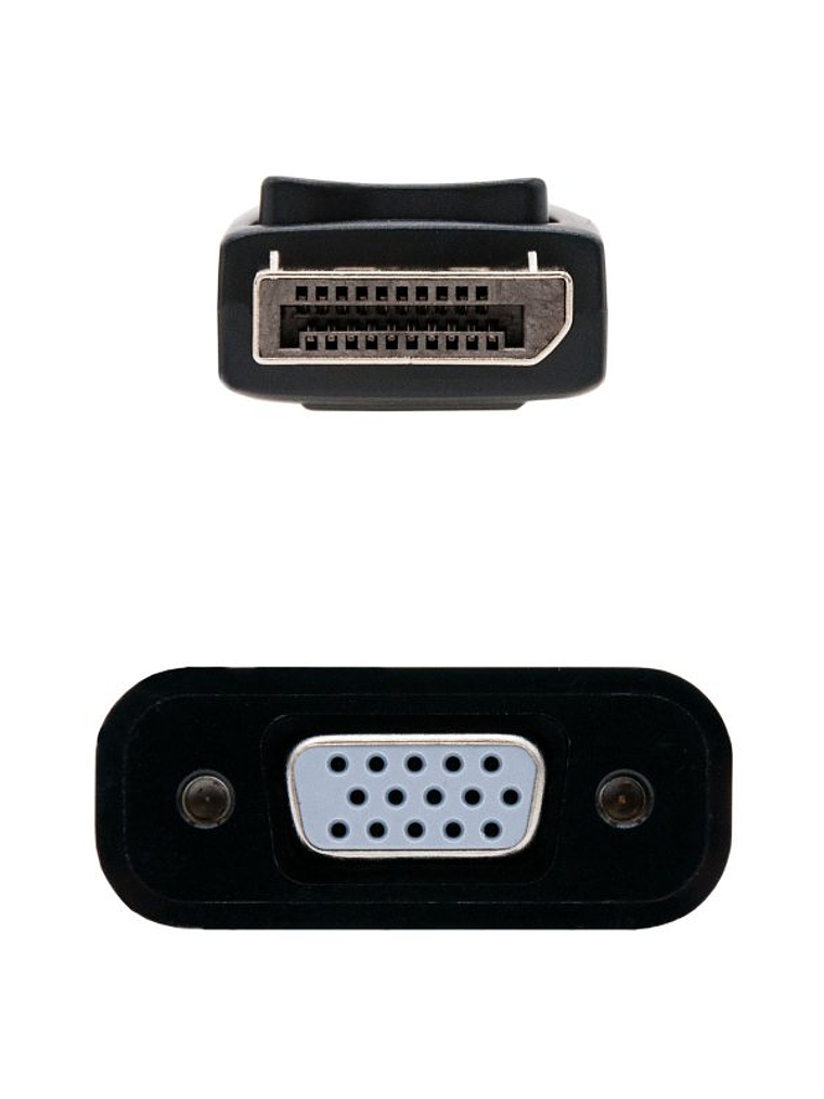 Nanocable Conversor DP a SVGA DP/M-SVGA/H 15 cm 2
