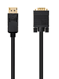 Nanocable Cable Conversor DP a VGA negro, 2 M - Miniatura 1
