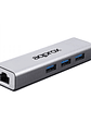 approx APPC07GHUB Adaptador USB 3.0 Gigabit + HUB - Miniatura 1