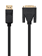 Nanocable Cable Conversor DP a DVI  2 M Negro - Miniatura 1