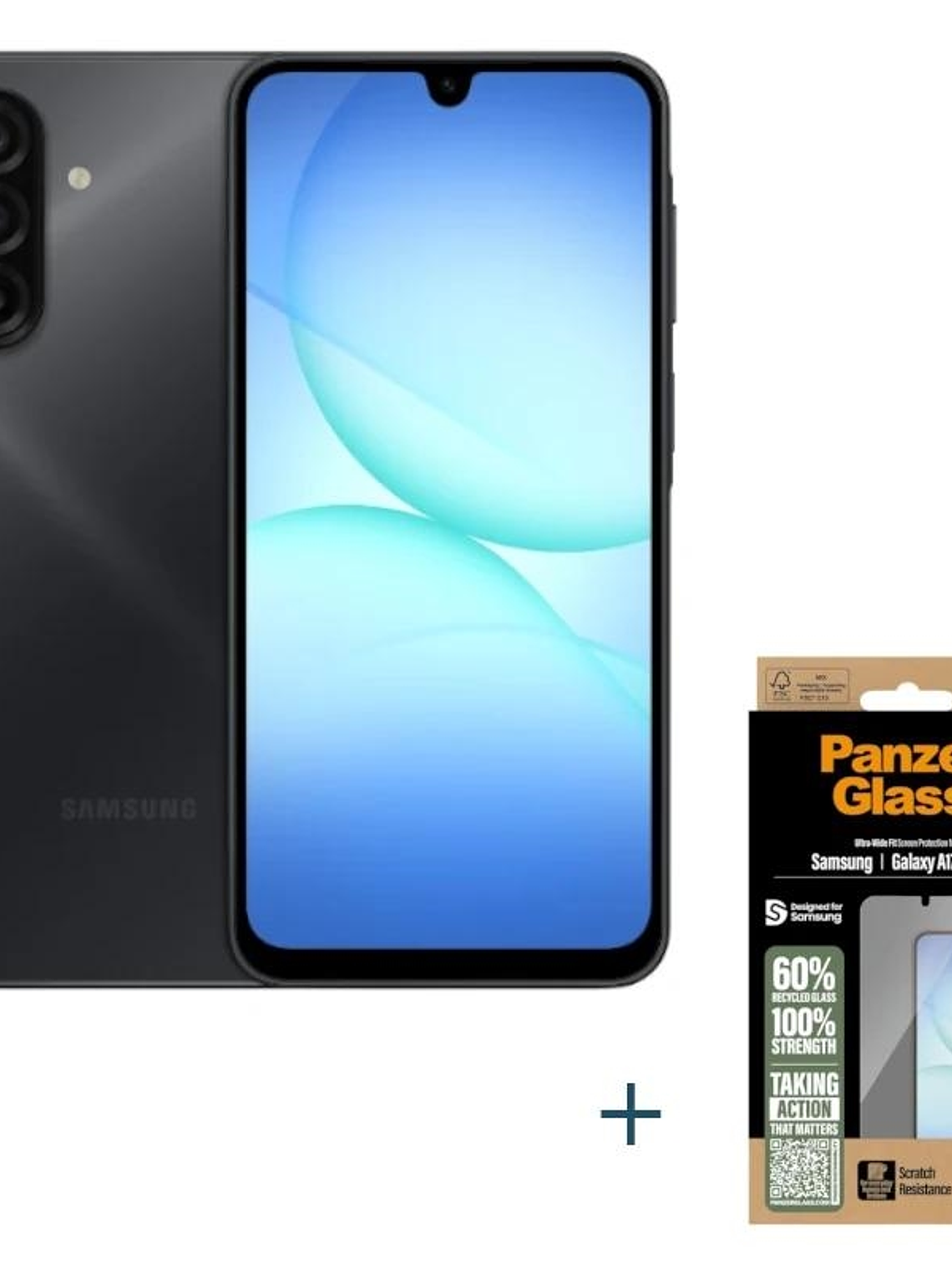Samsung Galaxy A17 5G 256G 8GB Negro+Prot Panzer 1