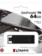 Kingston DataTraveler DT70 64GB USB C 3.2  Negro - Miniatura 3
