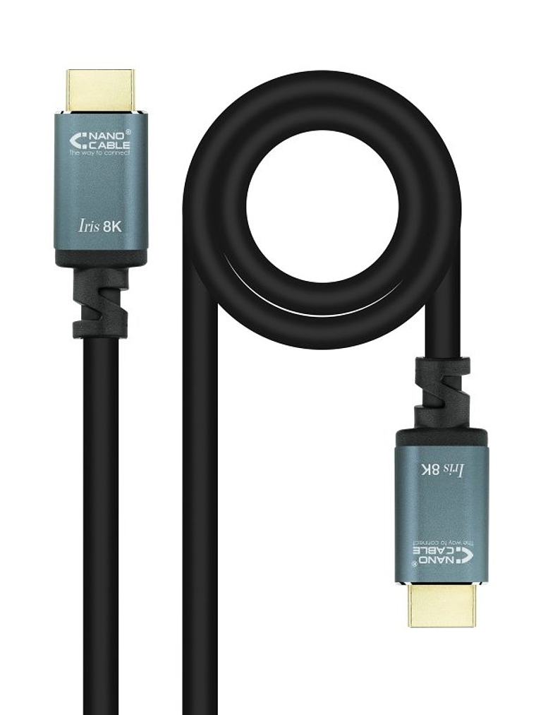 Nanocable Cable HDMI 2.1 IRIS 8K M/M, 2 metros 1