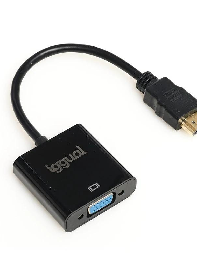 iggual Adaptador HDMI a VGA + audio (3.5 mm) 2