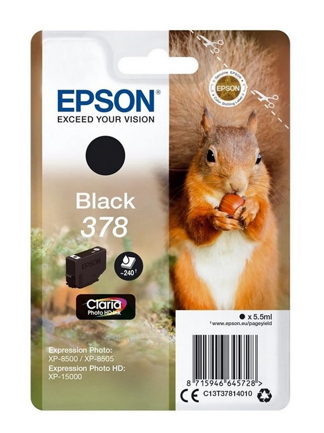 Epson Cartucho 378 Negro 1