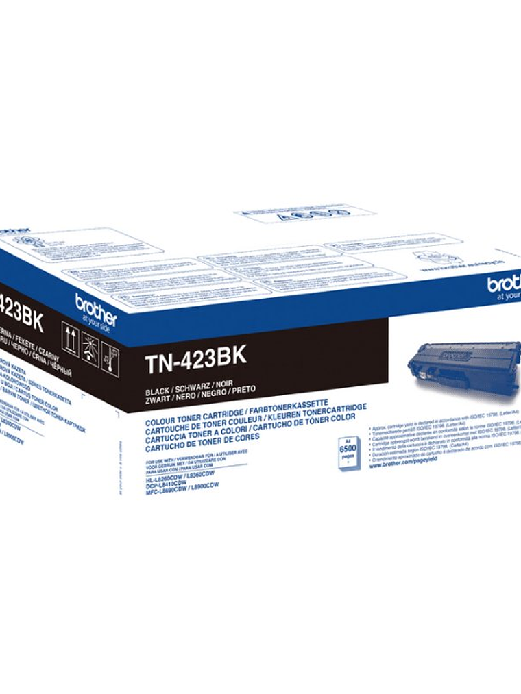 Brother Tóner TN423BK Negro 2