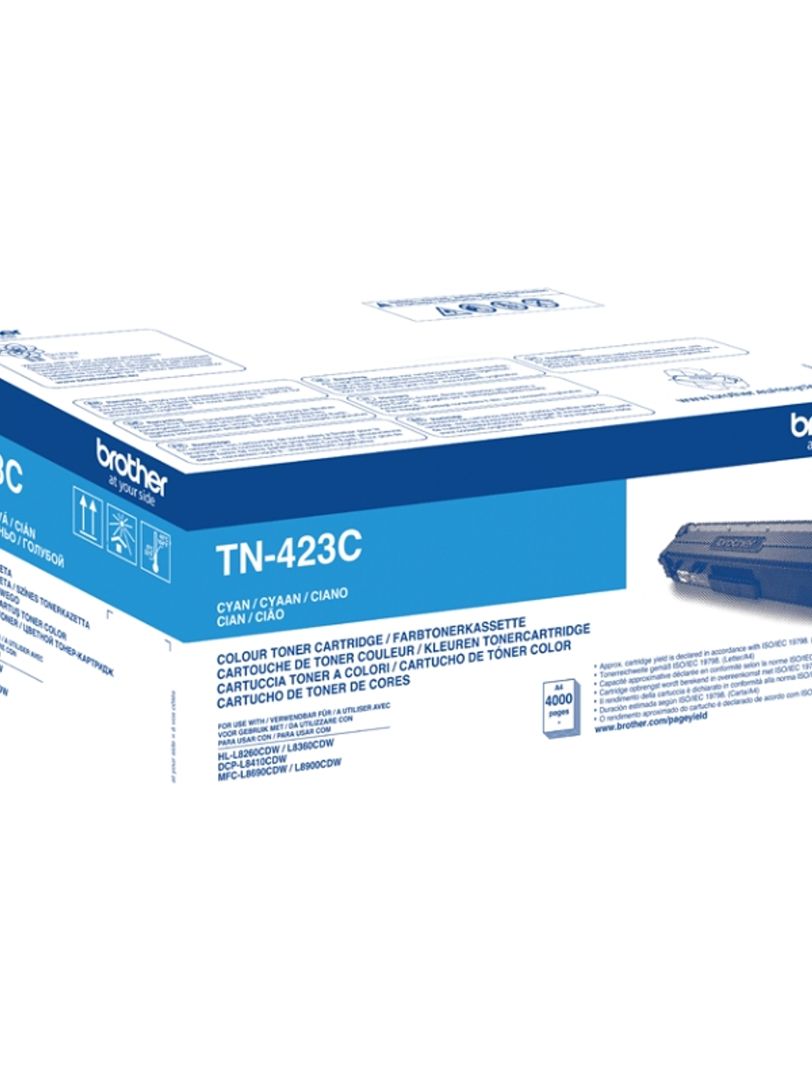 Brother Tóner TN423C Cyan 2