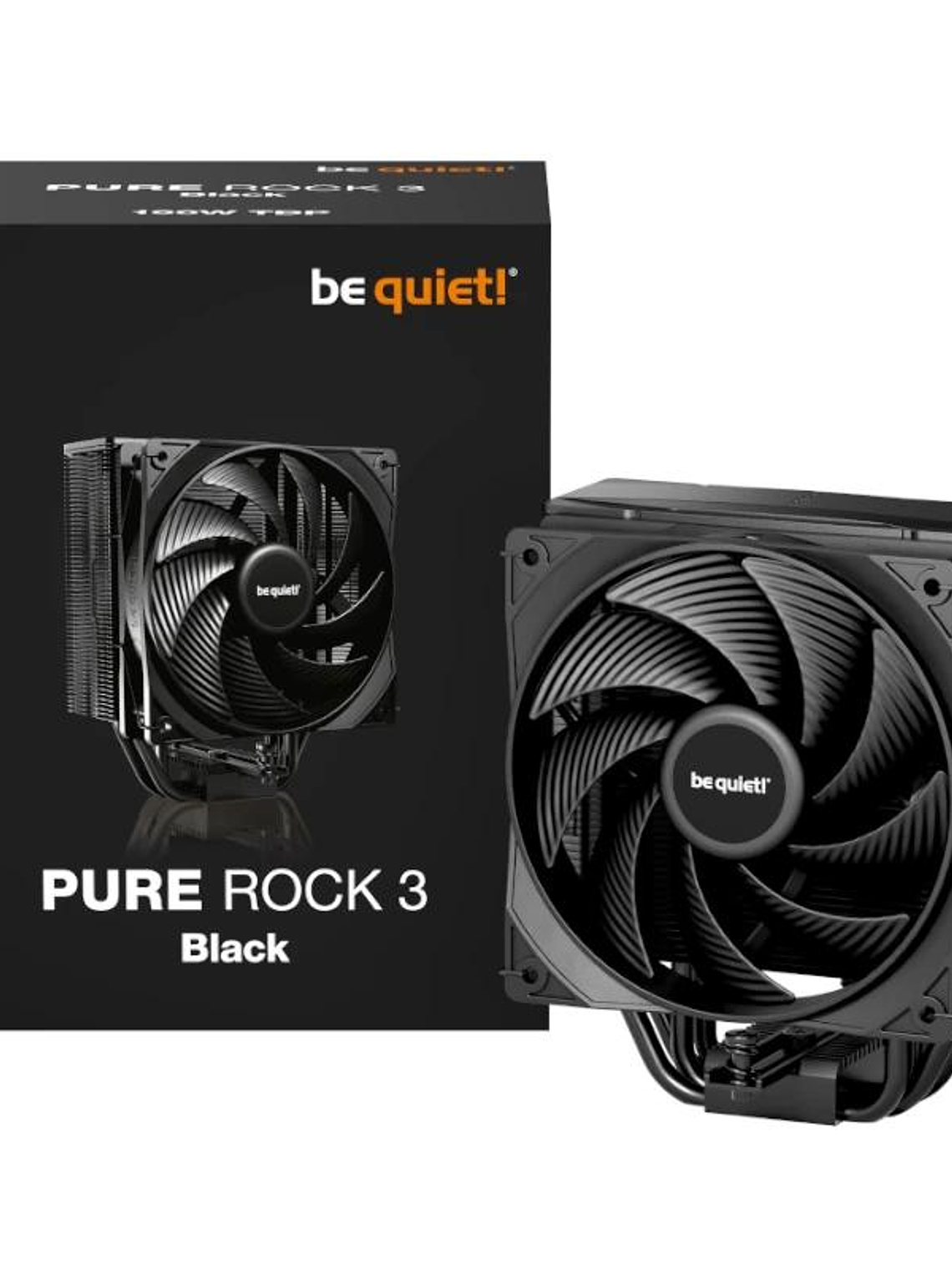 be quiet! Ventilador PURE ROCK 3 Black 2