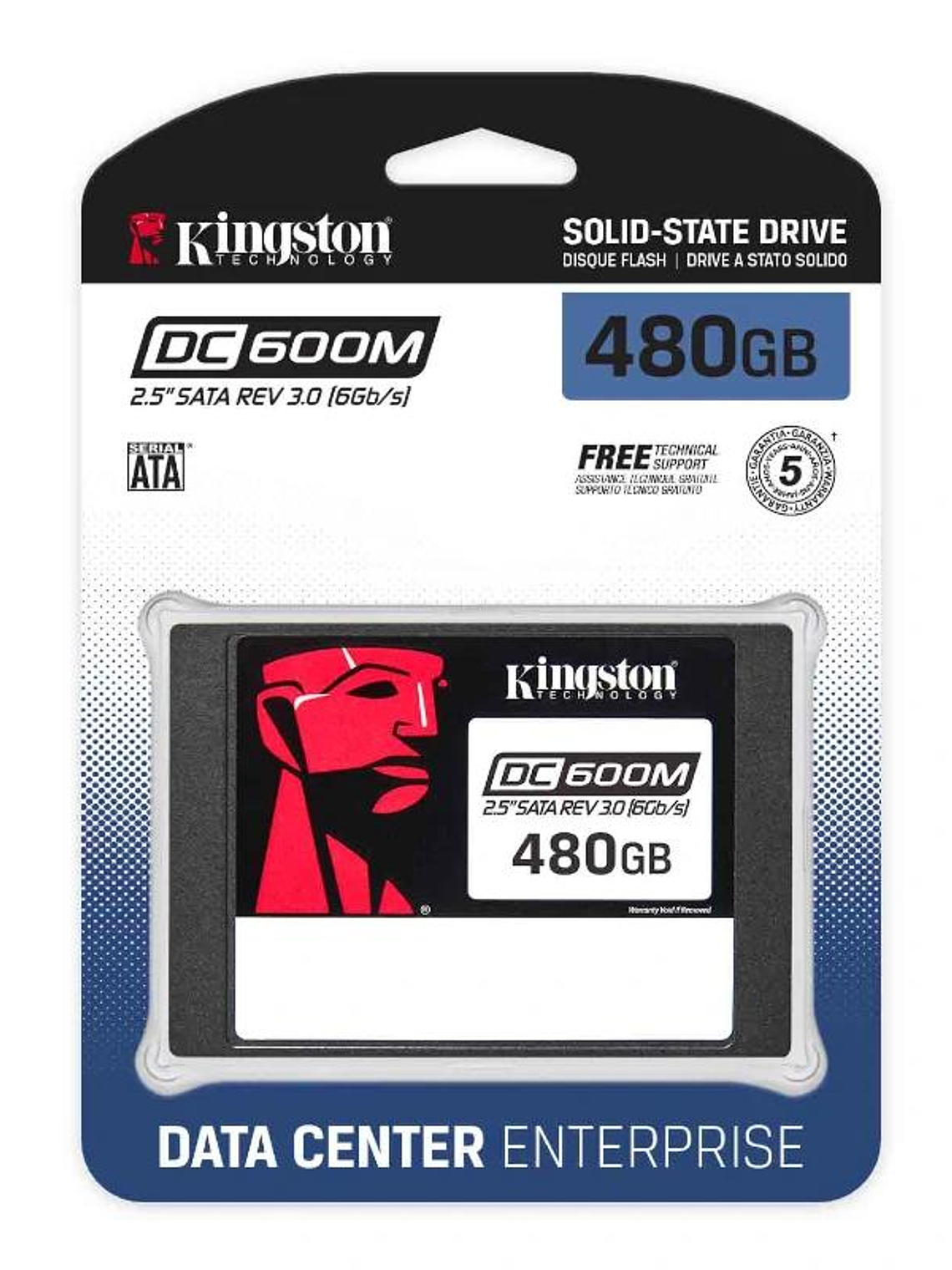 Kingston Data Center DC600M SSD 480GB 2.5