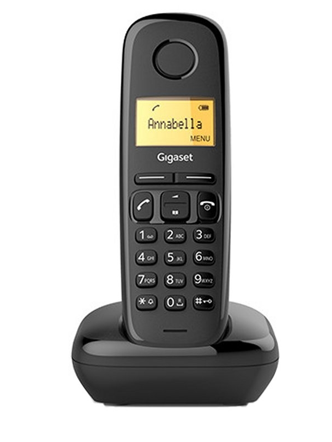 Gigaset A170 Inalámbrico DECT Duo Negro 1
