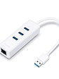 TP-Link UE330 Adaptador 3xUSB 3.0 1xGbE - Miniatura 1