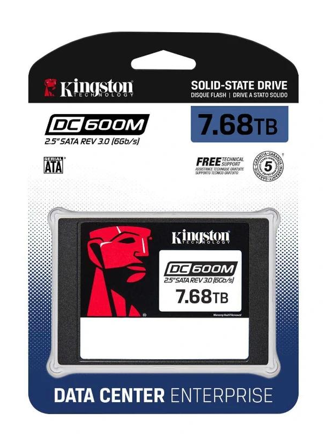 Kingston Data Center DC600M SSD 7680GB 2.5