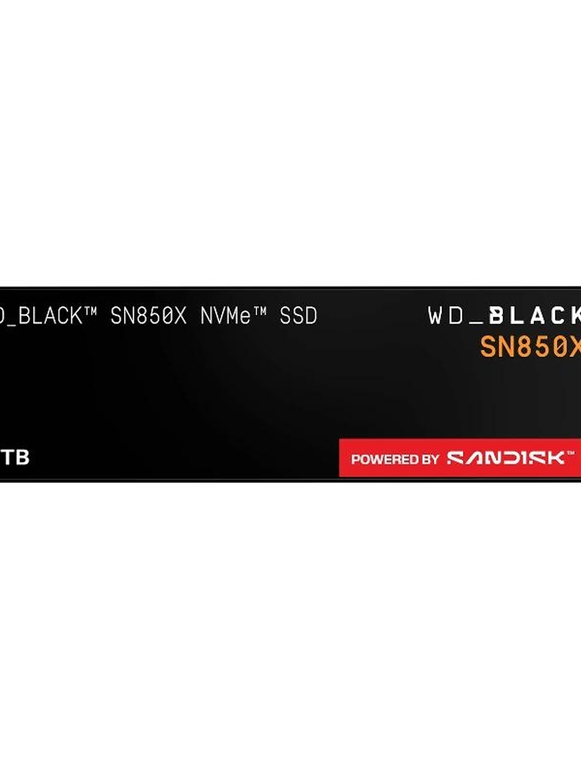 WD Black SN850X WDS100T2X0E SSD 1TB PCIe Gen4 NVMe 1